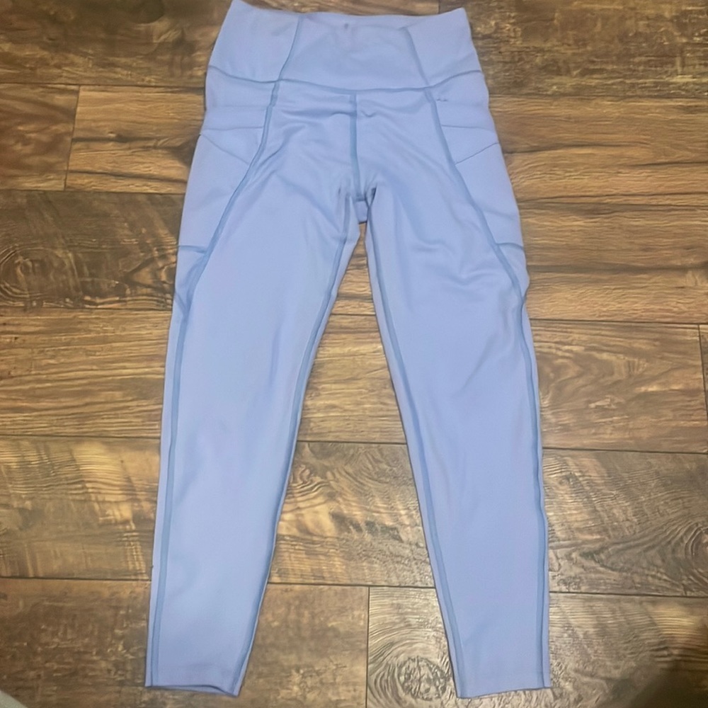 Blue apana leggings- size small- not worn much- a few stitches loose-
